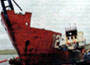 MV Communicator wordt gesloopt - Klik hier voor de orginele foto