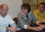Ad Roberts, Erik de Zwart en Danny Vuylsteke