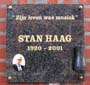 Gedenksteen Stan Haag