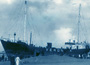 Radio Veronica zendschip de Norderney op het strand van Scheveningen (Copyright: Bart van der Pol)